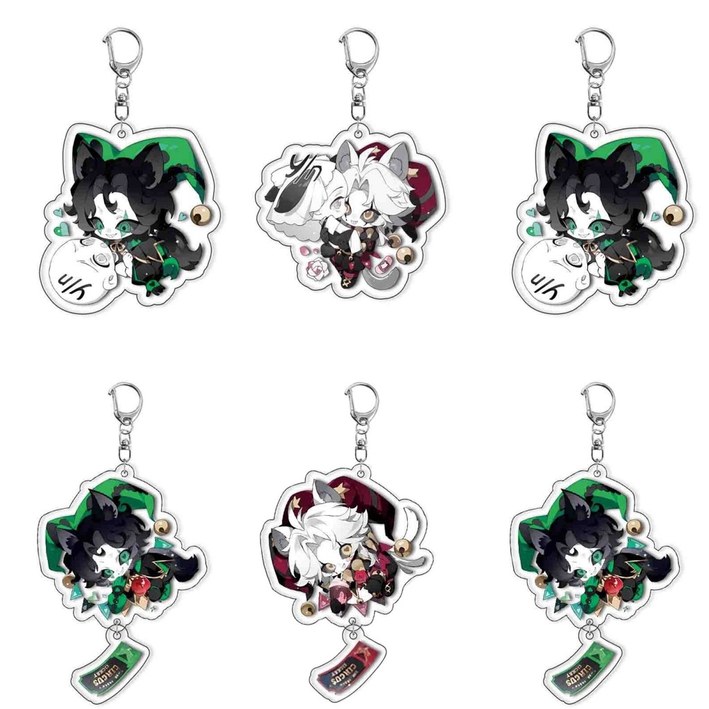 [Interlayer] พวงกุญแจอะคริลิค Circus PIERROT HARLEQUIN แปลก