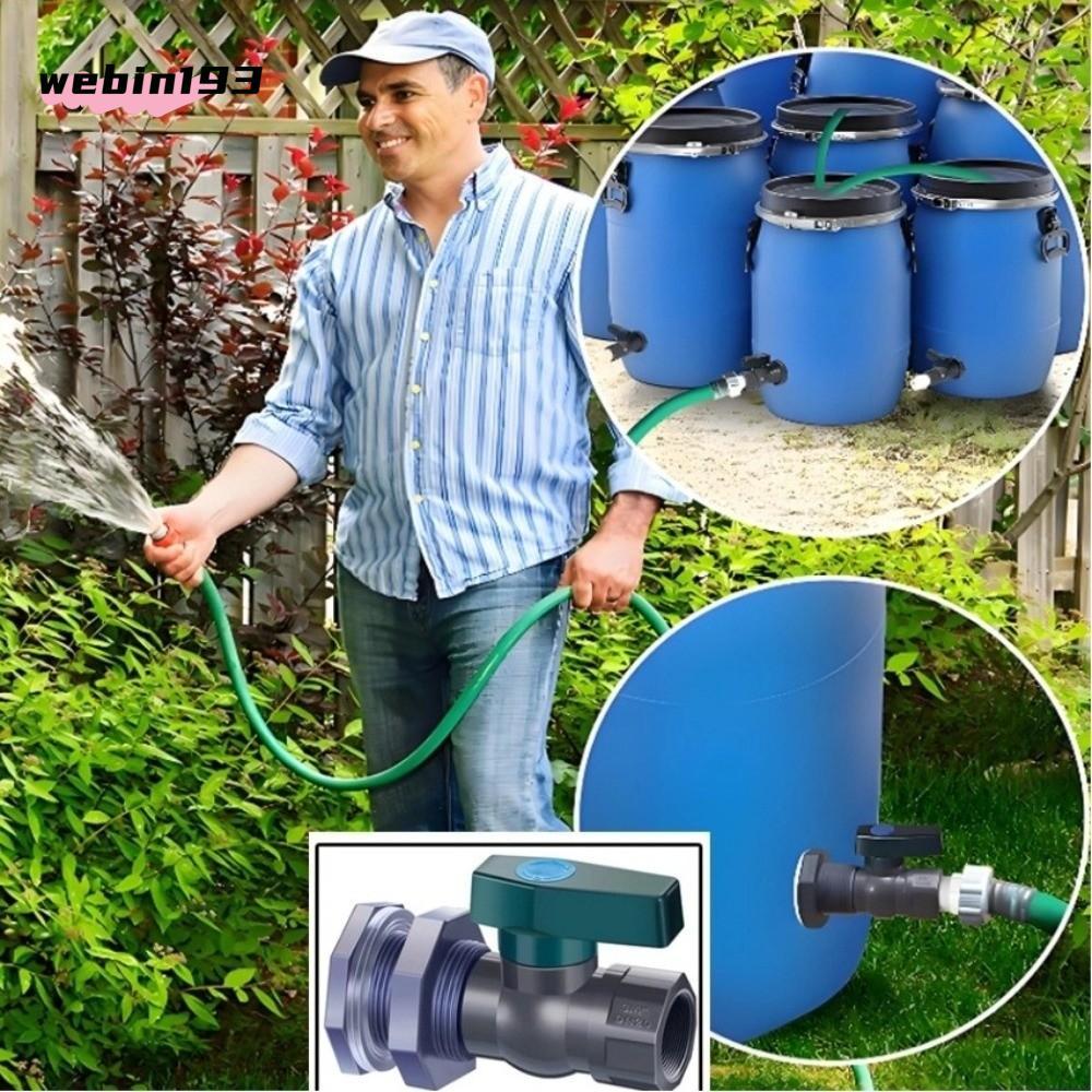 NOONOR Rain Barrel Faucet, Garden Supplies 3/4 1 นิ้ว Garden Divter, ถังเก็บน้ํา PVC ทนทาน Rain Buck