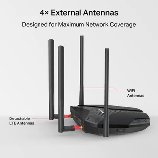 MERCUSYS MB235-4G 4G+ Cat6 AC1200 Wireless Dual Band Gigabit Router เราเตอร์ซิมการ์ด 4G+