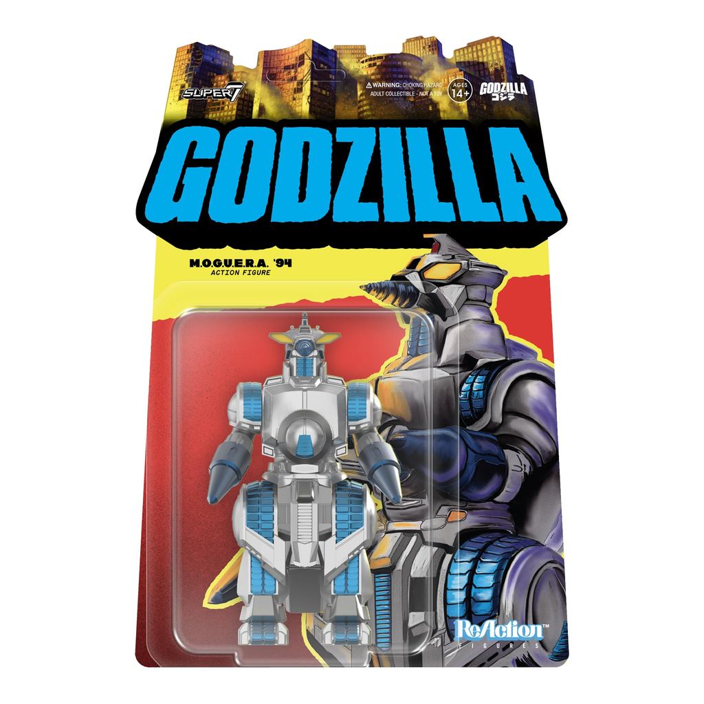 รูปปฏิกิริยา Super7 Toho Godzilla MOGUERA - แอ็คชั่นฟิกเกอร์ Toho Godzilla ขนาด 375 นิ้ว - คอลเลกชัน