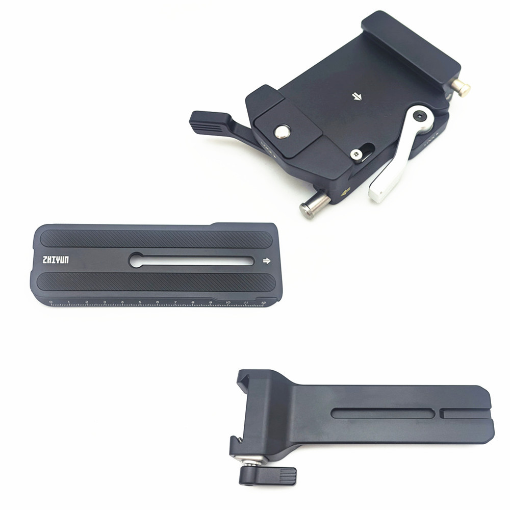 QUICK RELEASE แผ่นปรับแนวนอนฐานมือถือ Gimbal เหมาะสําหรับ ZHIYUN ZHIYUN Crane Crane 4 การเขียนสนุก C