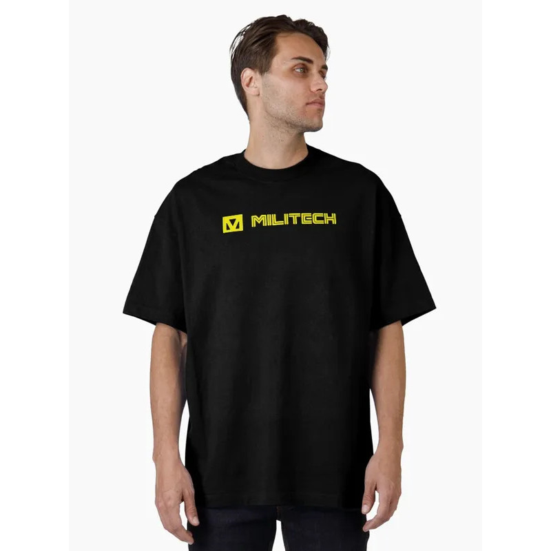 เสื้อยืดโอเวอร์ไซส์ Militech Cyberpunk สีชมพู 2077 รุ่น 2026 เสื้อยืดแฟชั่นหรูหราสำหรับผู้ชายและผู้ห