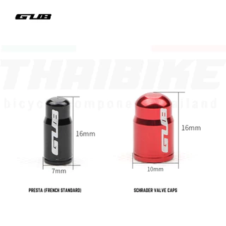 จุกลมจักรยาน GUB (Valve Caps) อลูมิเนียมอัลลอย – แพ็ค 2 ชิ้น