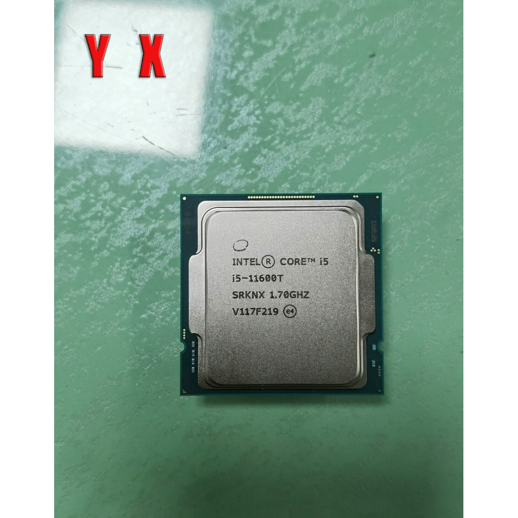 ใช้อัพเกรด Gaming CPU คอมพิวเตอร์เดสก์ท็อป 11Th Gen Core i5-11600T LGA 1200 CPU โปรเซสเซอร์ 6-Core 1