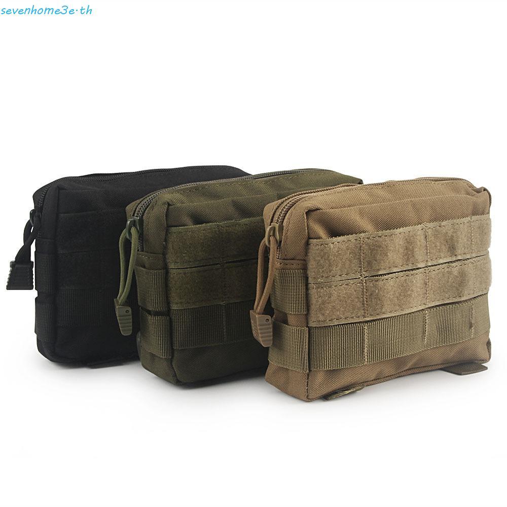 SEVENHOME3E กระเป๋าคาดเอว Camouflage Utility Camping ปีนเขาเดินป่ามัลติฟังก์ชั่นกระเป๋าโทรศัพท์