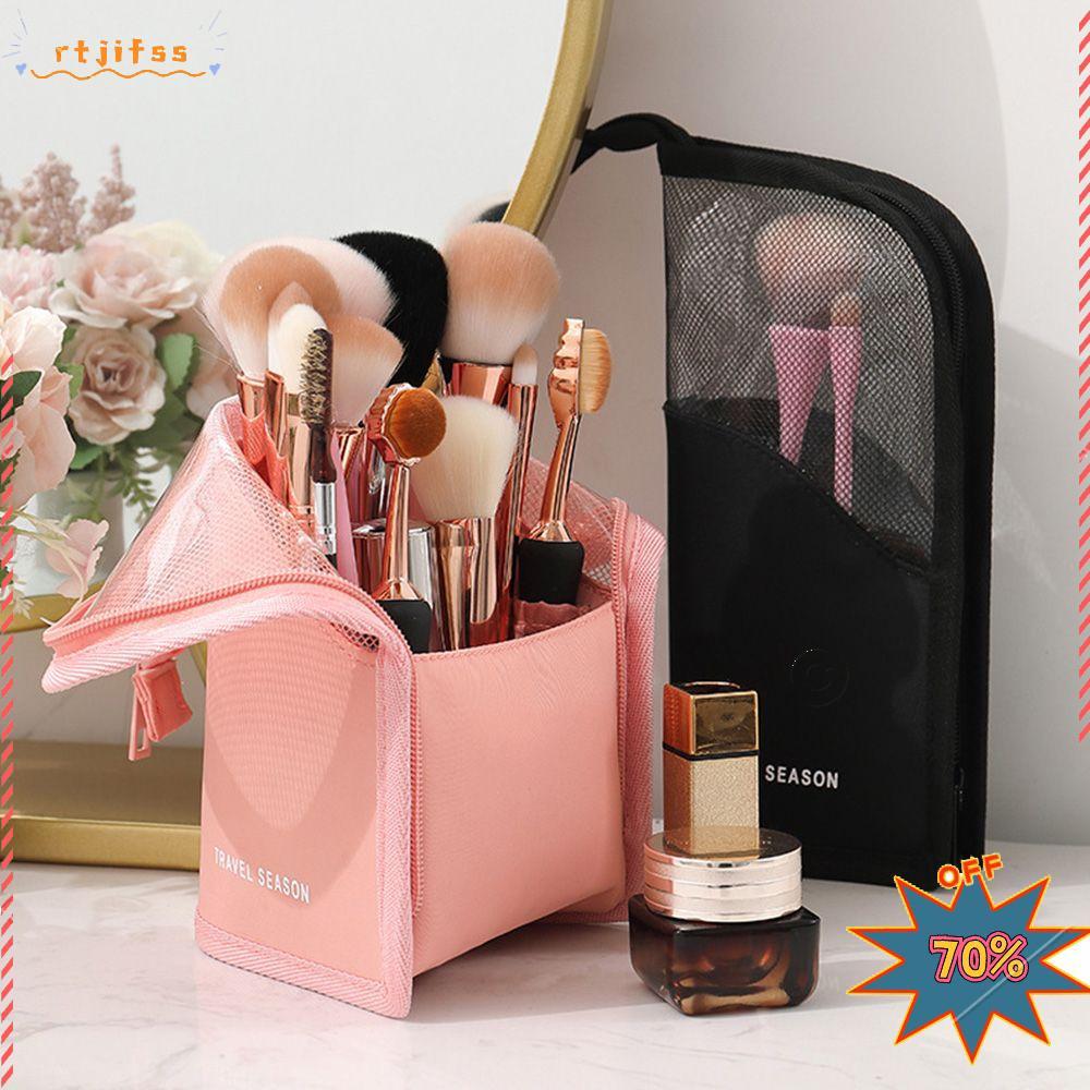 RTJIFSS99 Stand Cosmetic Bag Travel Large Capacity Holder Toiletry Bag