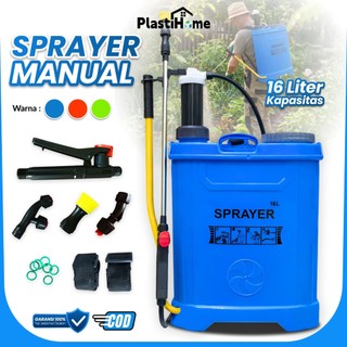 18Liter Sprayer Manual Mesin Semprot Pertanian Alat Semprot 16L/18L Sprayer Tanaman Pertanian Hama & Pupuk Knapsack Sprayer Manual Kuat Tekanan Tinggi alat semprot hama