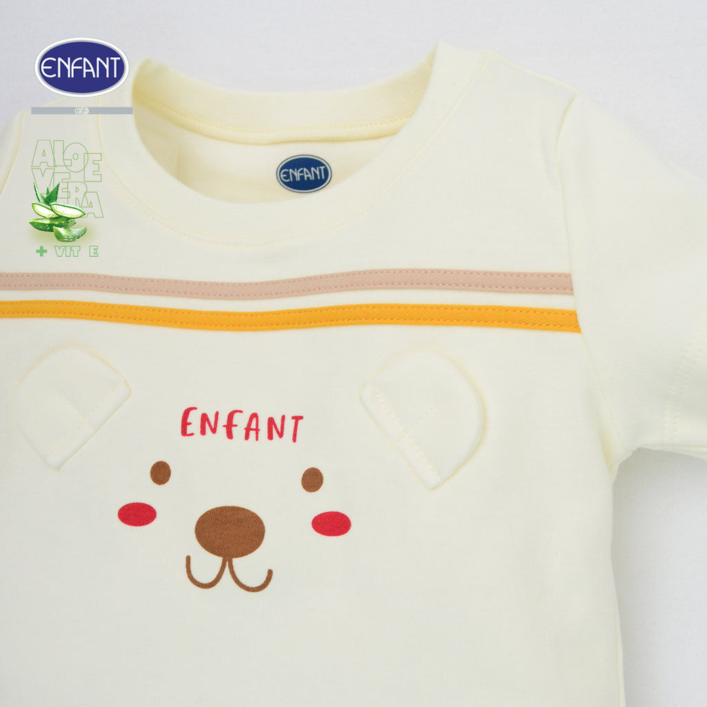 ENFANT تيشيرت رضّع بنقش دب — كريمي — صورة 3