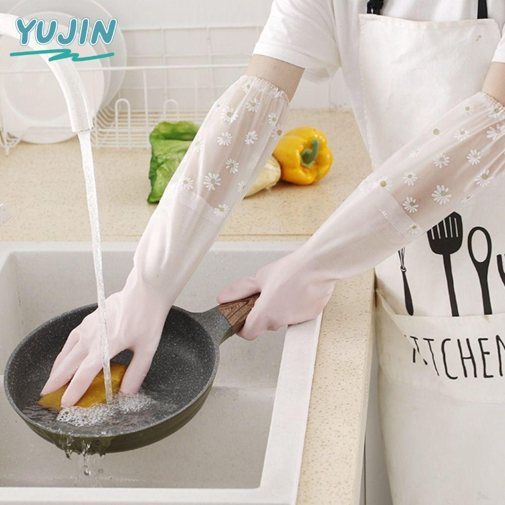 YUJIN เครื่องมือทําความสะอาดห้องครัวกันน้ํายางหนาขัดในครัวเรือน