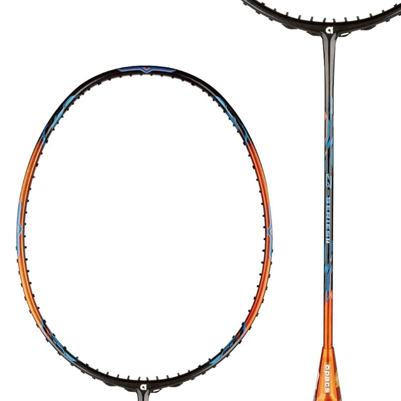 Apacs Z Series II Badminton Racket ZSS-2 (Orange) - 4U, 35lbs, Association Approved