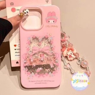 🔥YIYI🔥กระต่ายลูกแมวน่ารักสีชมพูโบว์โบว์ดอกไม้เคส IPhone 16 11 14 13 15 12ProMax 7Plus 8 14 7 15 Plus X XS Max XR SE2020