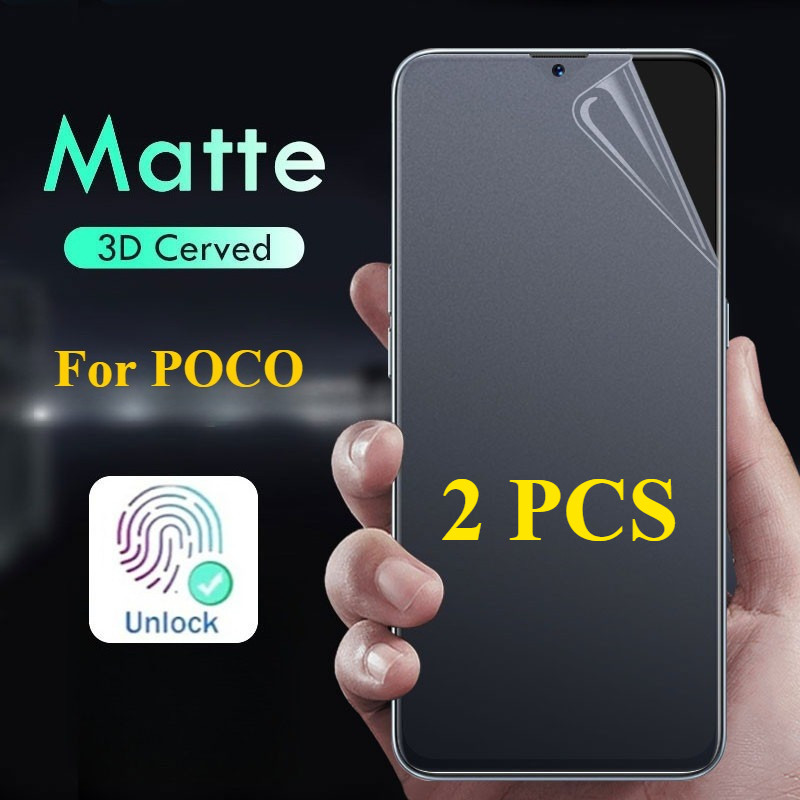 2PCS Matte Hydogel สําหรับ Xiaomi POCO X7 F8 F7 Pro Ultra ฟิล์มโทรศัพท์นุ่มป้องกันหน้าจอ