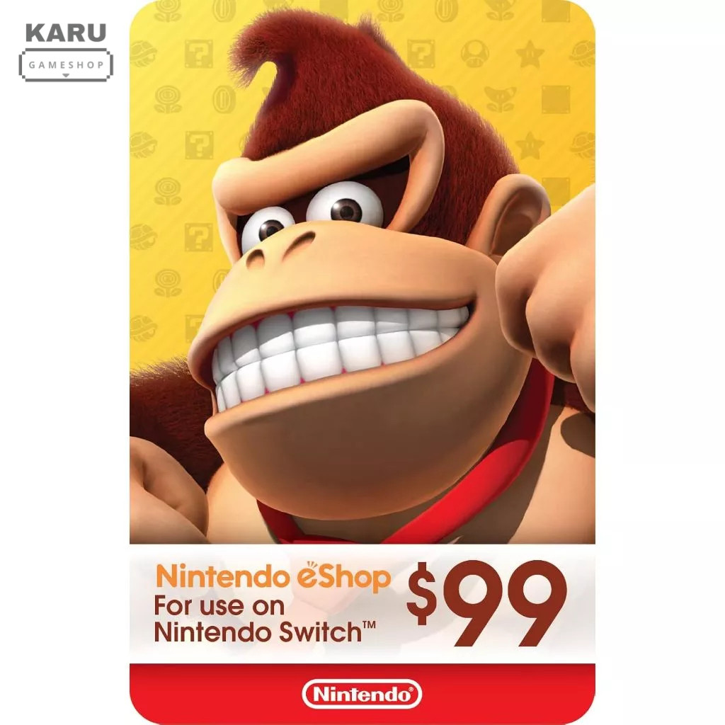 [พร้อมส่ง] มือ 1 Nintendo eShop : 99 USD สำหรับ Nintendo Switch / Switch 2 โซนอเมริกา