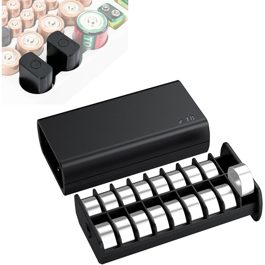 Pull-Out Design LR44 Button Round Storage Coin Battery Case for 36x LR44/AG13/A76/357/SR44/SR1153/SG