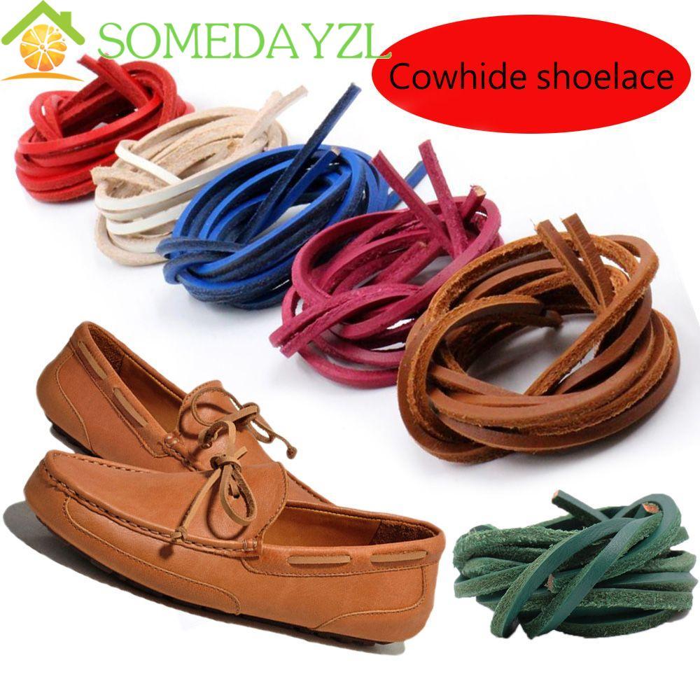 เชือกผูกรองเท้าหนัง SOMEDAYZL ขนาด 100 ซม. อุปกรณ์สำหรับรองเท้า