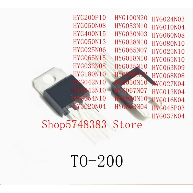 1-5 ชิ้น HYG100N20 HYG053N10 HYG030N03 HYG028N10 HYG065N07 HYG018N10 HYG035N10 HYG200N12 HYG050N10 HYG050N10 HYG090N10 HYG067 HYG023N07 HYG023N10 HYG023N03