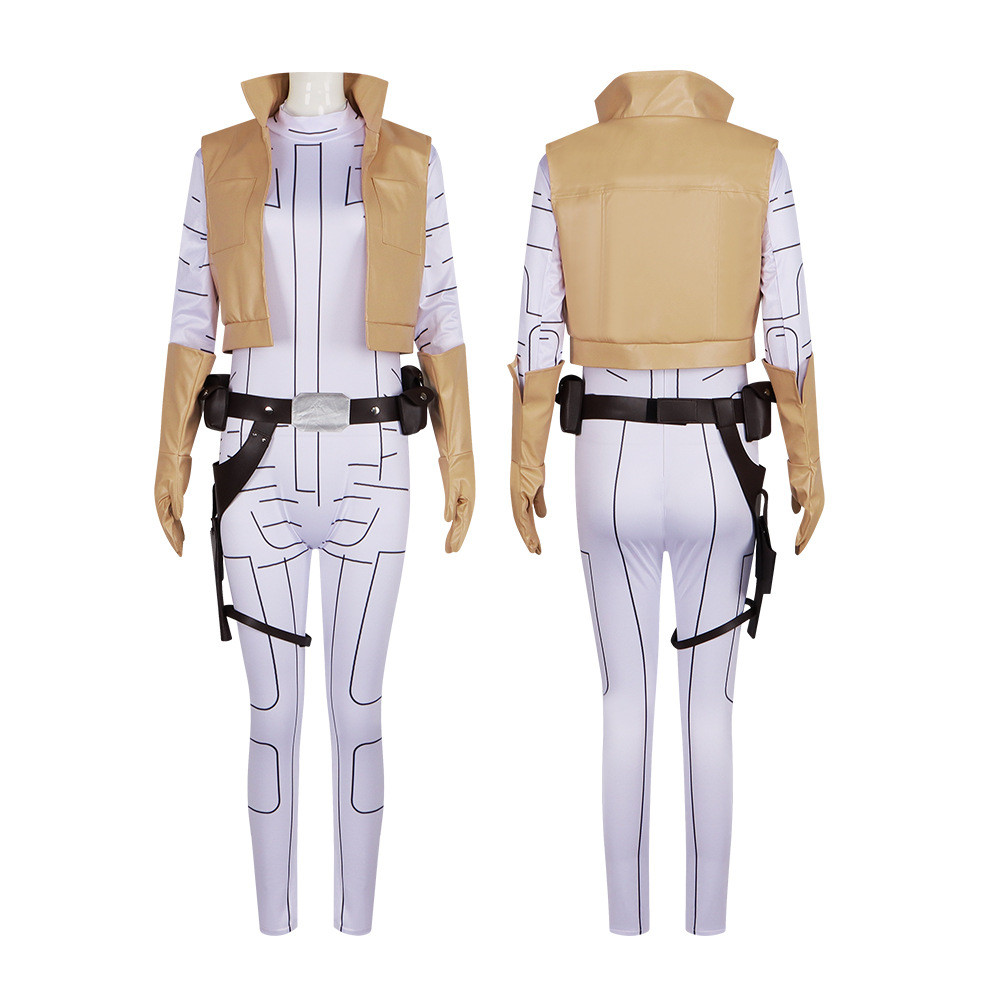 Star Wars cosplay costume Princess Leia tight jumpsuit role-playing costume cosplay two-dimensional 