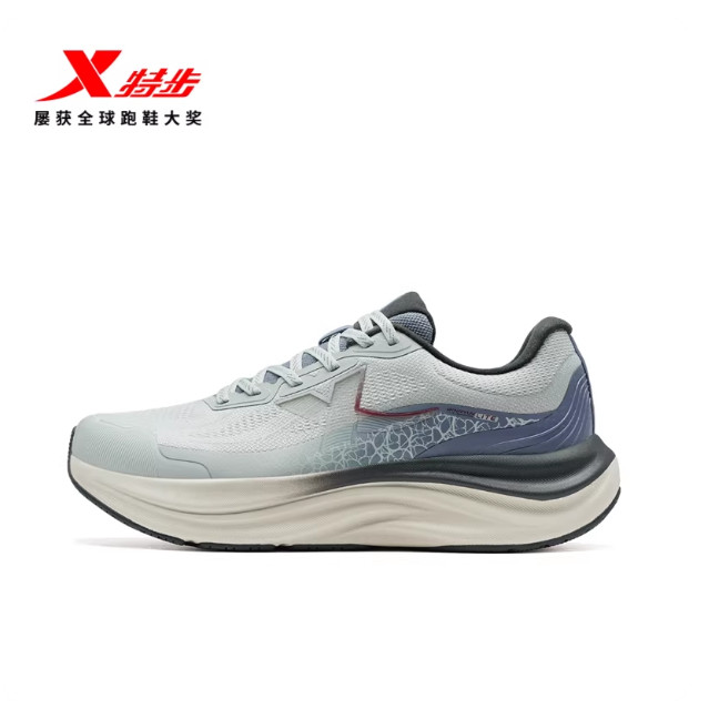 XTEP/Tebu Qingyun LITE 丨 รองเท้าวิ่งรองเท้าผู้ชายรองเท้าผู้หญิง Water-Repellent สวมใส่กีฬารองเท้าน้ํ