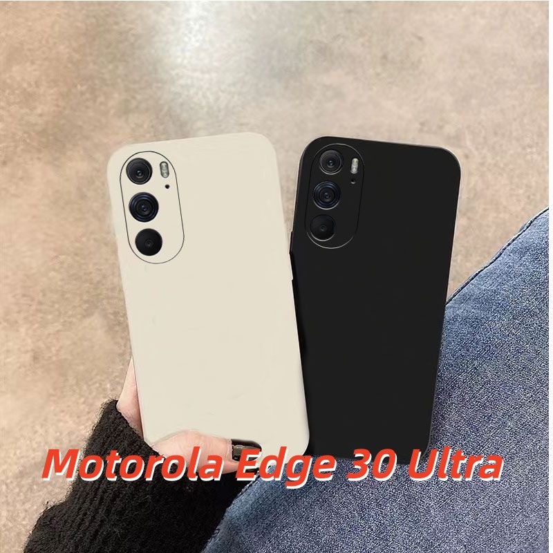 Case HomeFor Motorola Edge 30 Ultra Case Silicone Full Case Classic Solid Color Phone Case Cover Sen