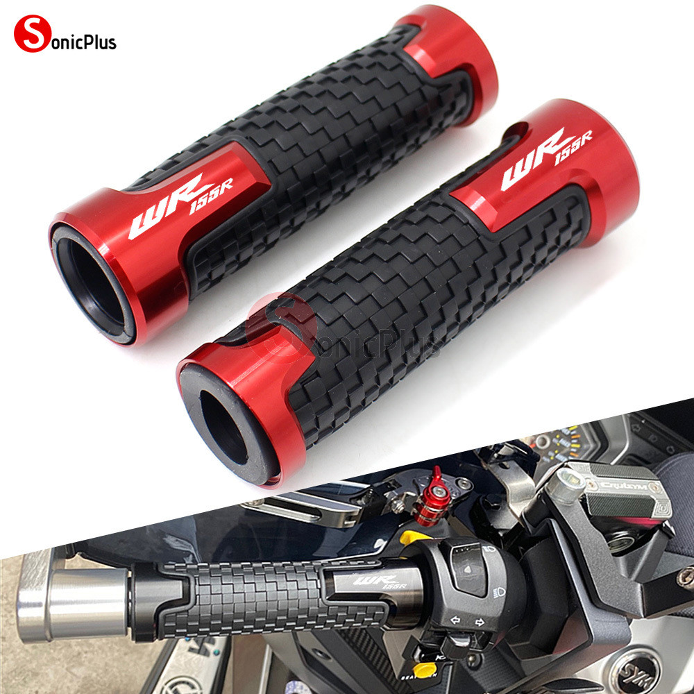 สําหรับYamaha WR155R WR155 อุปกรณ์เสริมรถจักรยานยนต์CNC Handle Grip RefitยางฝาครอบAnti-skid Sleeve H