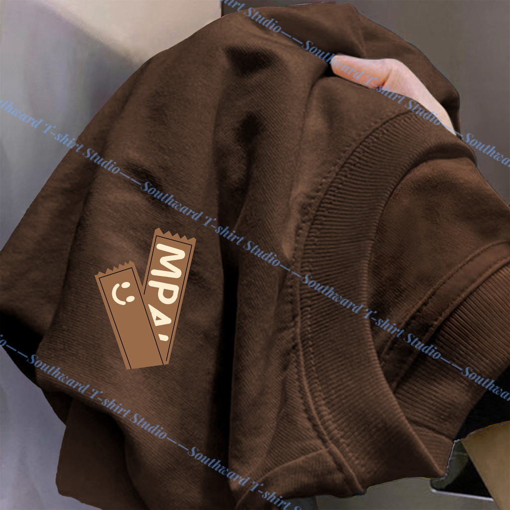 (จัดส่งตลอด 24 ชั่วโมง)🌷 สื้อยืด oversize เสื้อแฟชั่น เกาหลี โคตรนุ่ม ผ้าคอตตอน ลาย "Smile MPA" สินค