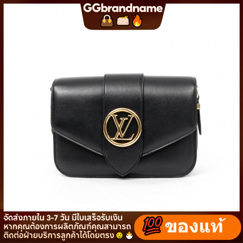Provide receipt LV CIRCLE PONT 9 BLACK CALF