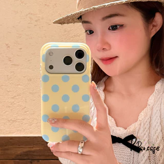 เคสไอโฟน13 15 17สำหรับ iPhone 14 16 15 17 air 12 13 Pro Max 15 16 14 Plus 15 14 Pro เคสIMD ลายจุดคลาสสิคสวยงาม