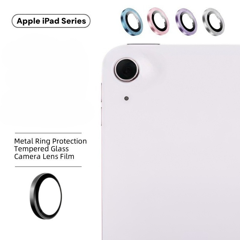 โลหะกล้องเลนส์ป้องกันฟิล์มสําหรับ Apple iPad 2026 iPad Air 11 13 นิ้ว Air8 M4 แหวนโลหะป้องกันกล้องสําหรับ iPad Air 13 2026 Len แก้ว