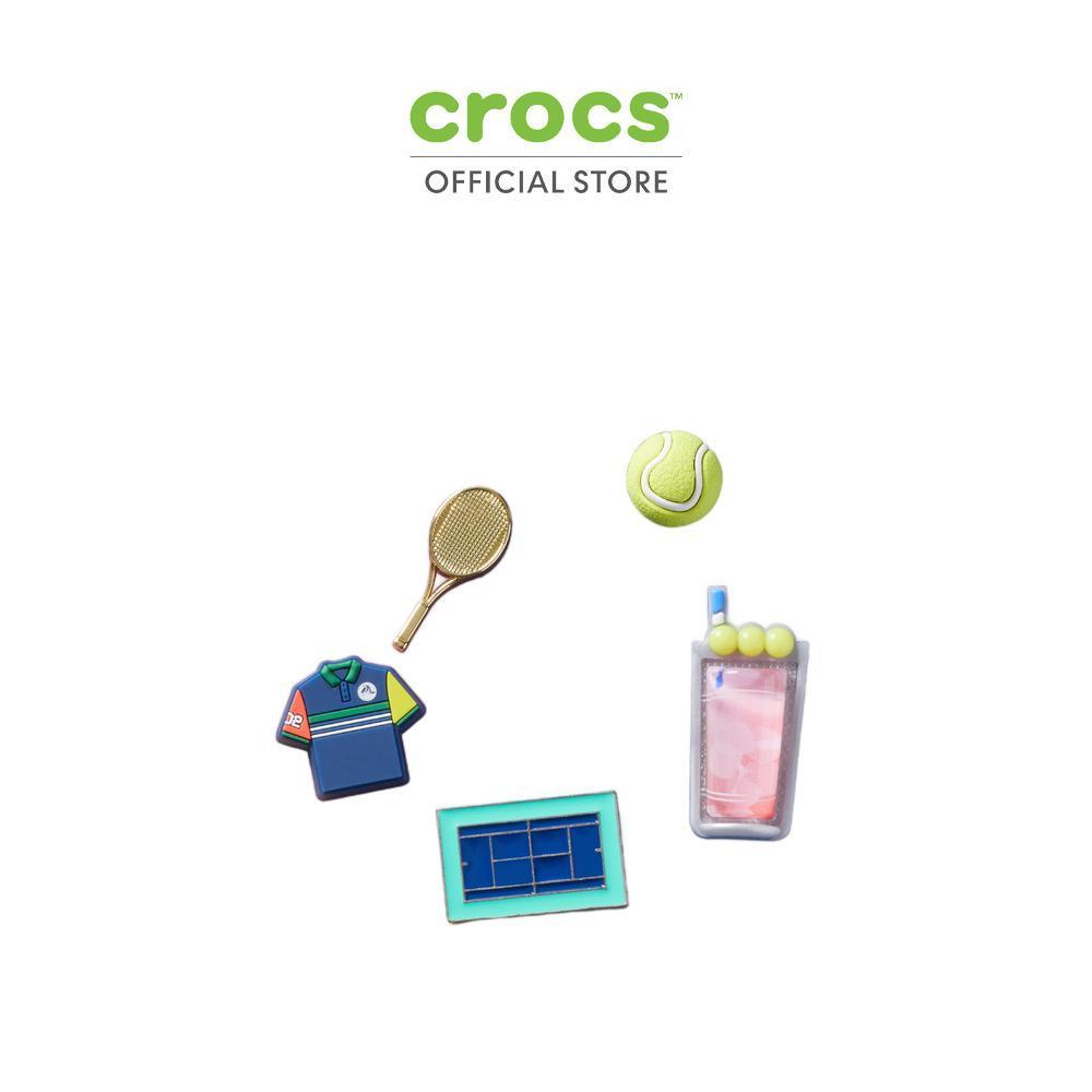 CROCS ตัวติดรองเท้า JIBBITZ™ DAY AT THE TENNIS COURT 5 PACK รุ่น 10015083 - MULTICOLOR