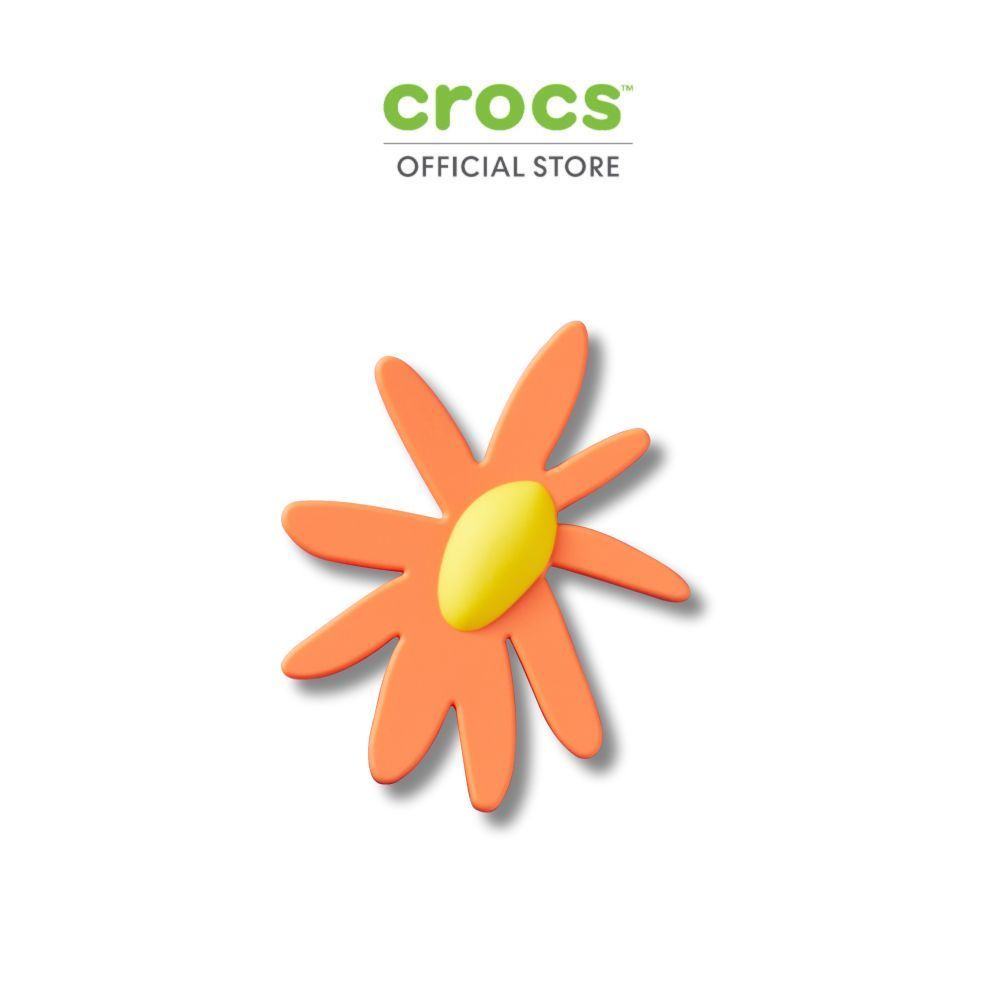 CROCS ตัวติดรองเท้า JIBBITZ™ ORANGE CRAFTED DAISY