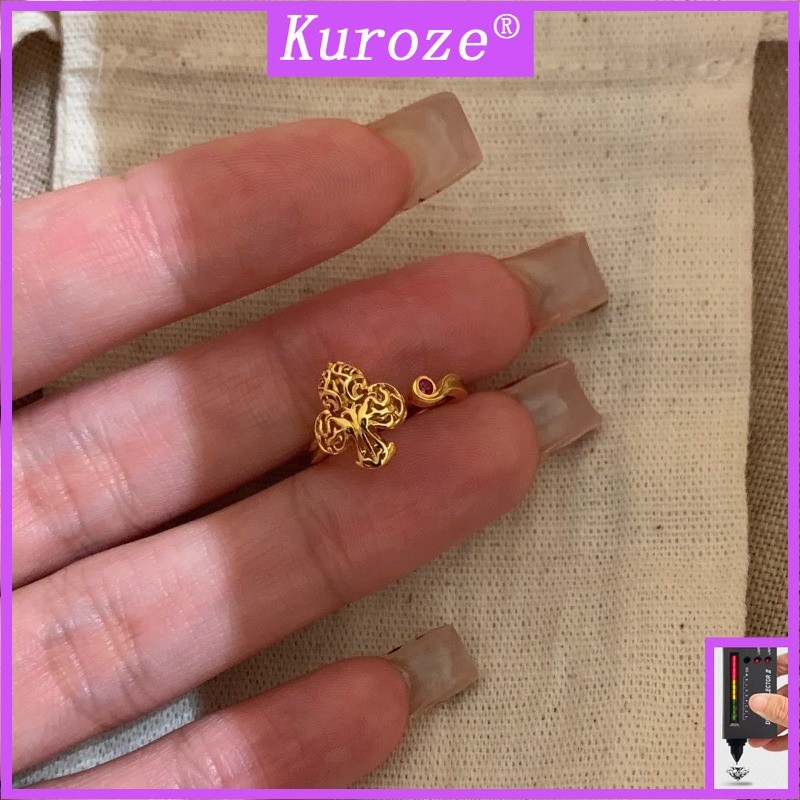 แหวนหางทองคำ Kurosuke สไตล์หรูหราเหมือนในพระราชวัง มีไฟระยิบระยับสวยงาม