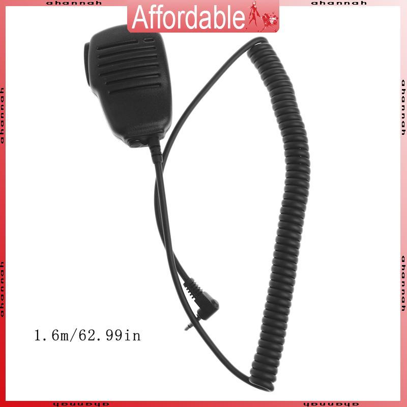 AH 3 5 มม.ลําโพงมือถือไมโครโฟน PPT สําหรับ Yaesu VX-1R VX-2R VX-5R FT-60R VX-150 FT-250