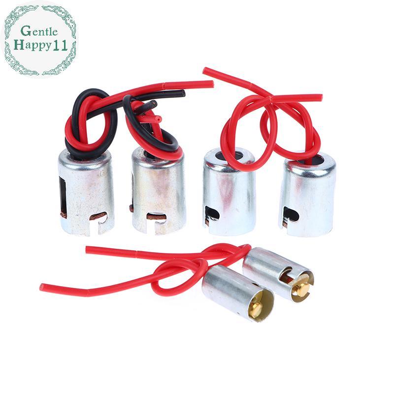 GentleHappy 2 ชิ้น BA15S BA15D BA9S T9 ไฟเบรครถไฟเลี้ยวผู้ถือหลอดไฟ Soet ไฟหน้าฮาโลเจน Pigtail Conne