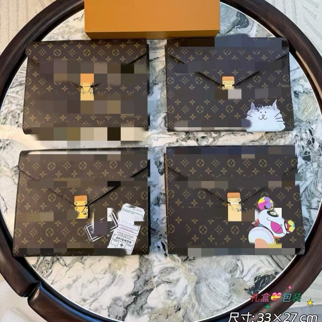 L Classic High-value File Bag กระเป๋าคอมพิวเตอร์ 43 ซม.กระเป๋าแล็ปท็อปกระเป๋าแฟ้ม 0309hw