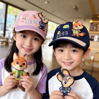 หมวกเบสบอลสำหรับเด็ก Zootopia Judy Nick สไตล์ใหม่ น่ารักและก…