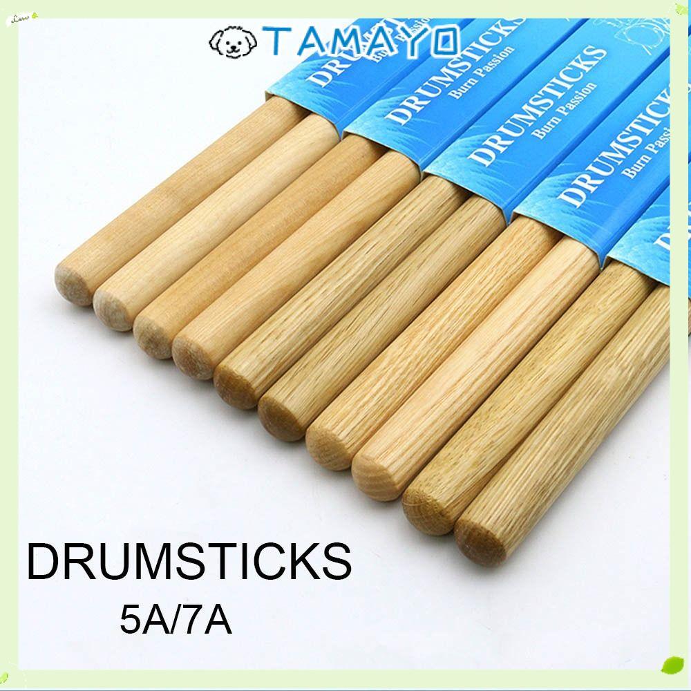 TAMAYO Drum Sticks, Oak 5A/7A Drumsticks, ไม้คลาสสิก Professional Percussion Instrument อุปกรณ์เสริม