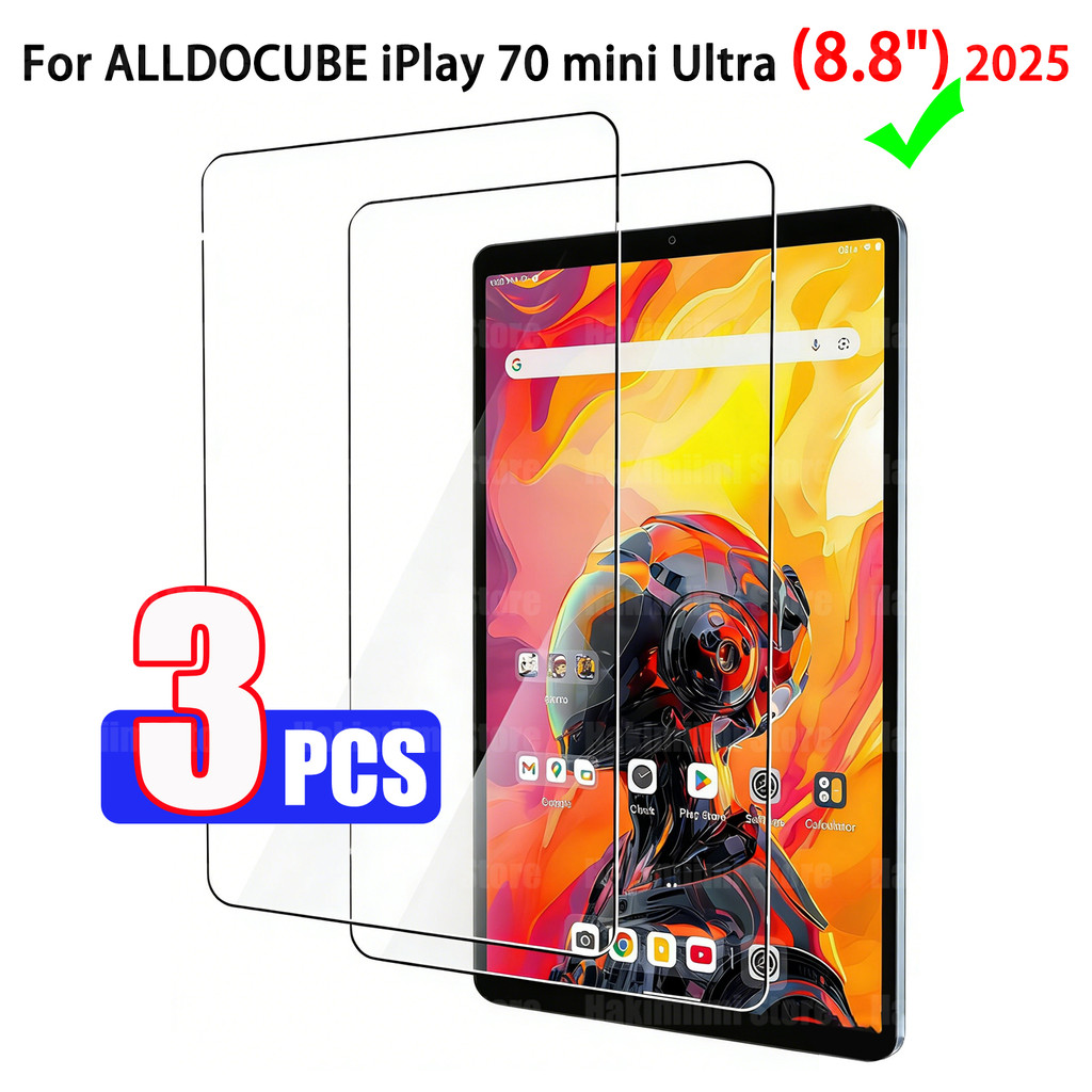 8.8 "แท็บเล็ตฟิล์มกระจกนิรภัยสําหรับ ALLDOCUBE iPlay80 mini Ultra 2026 iPlay 80 70 Mini Ultra (2025) HD Anti-Scratch ทนทาน 9H ความแข็งป้องกันหน้าจอ