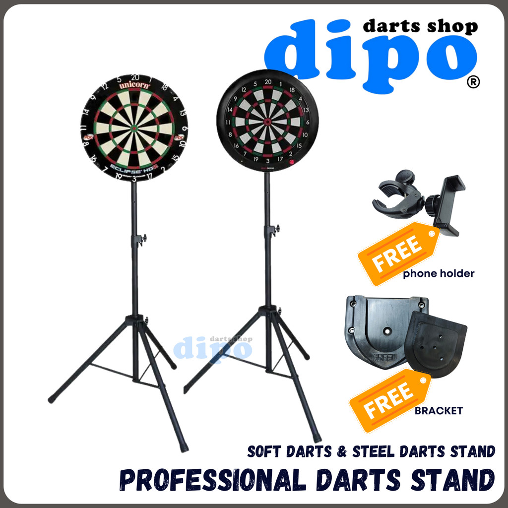 DIPO PROFESSIONAL DART STAND (SOFT & STEEL DARTS TRI-STAND) - DiPO Darts Stand