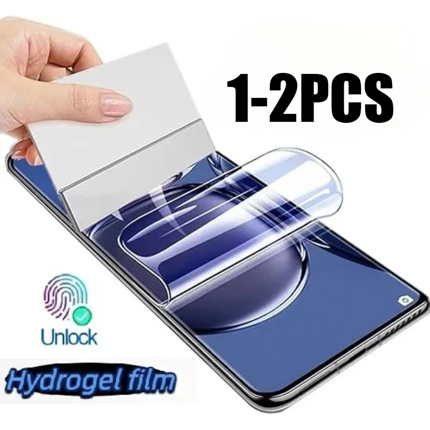 1-2 ชิ้นคลุมทั้งหมด Anti Blue Light Soft Hydrogel ฟิล์มสําหรับ Oppo A6 A6c A6s A6t A6v A6x A6i + Max