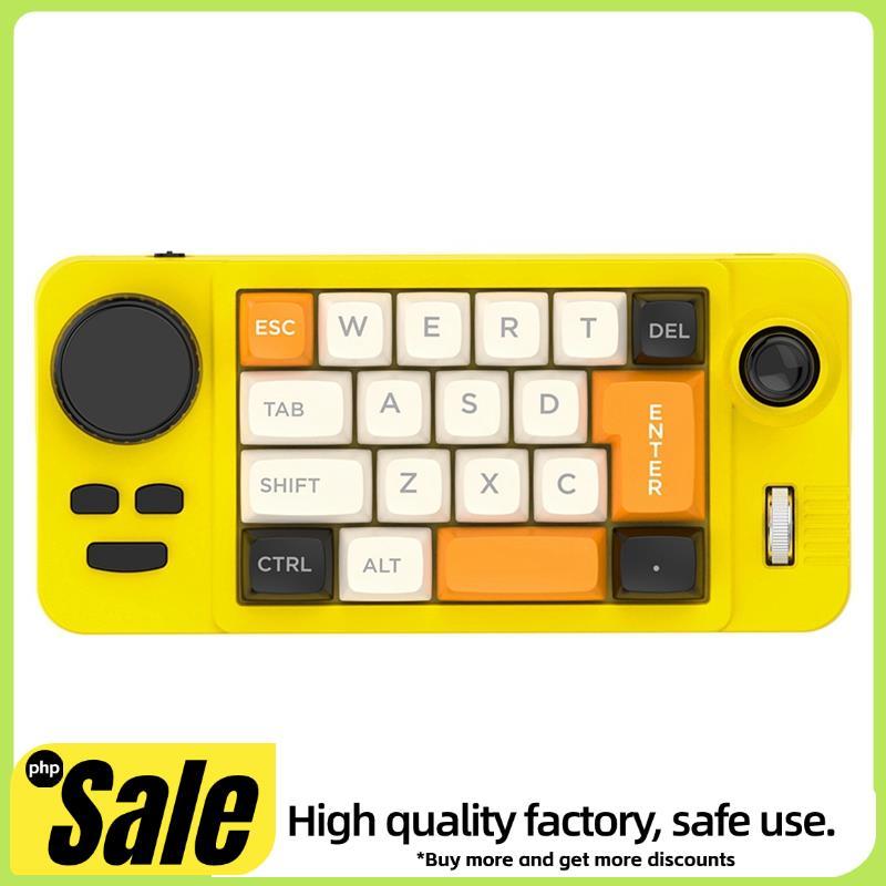 RGB คีย์บอร์ดเกมกลแบบมีสายแบบถอดเปลี่ยนได้พร้อมจอยสติ๊กแบบ Dual-Key Macro-Defined สําหรับ Win10 C