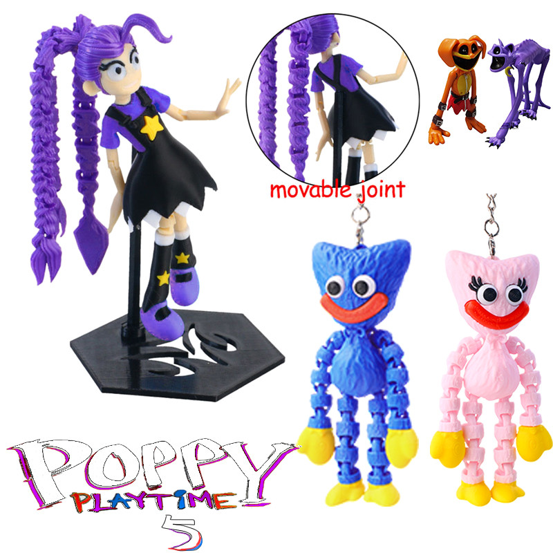 ต้นแบบ Poppy Playtime 5 Action Figure ต้นแบบ 1006 Lily Lovebraids Huggy Wuggy 3D ของขวัญของเล่นสําหรับเด็ก