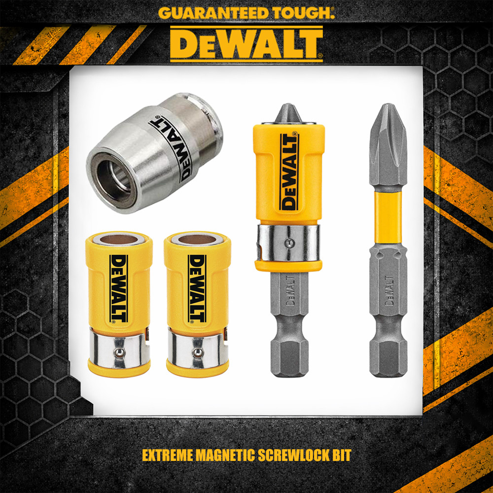 DEWALT DWA2PH2SL DT70547T DWASLVMF2 EXTREME Magnetic Screwlock Bit Sleeve XCP3 Power Bit and Sleeve Set Power Tool Accessories