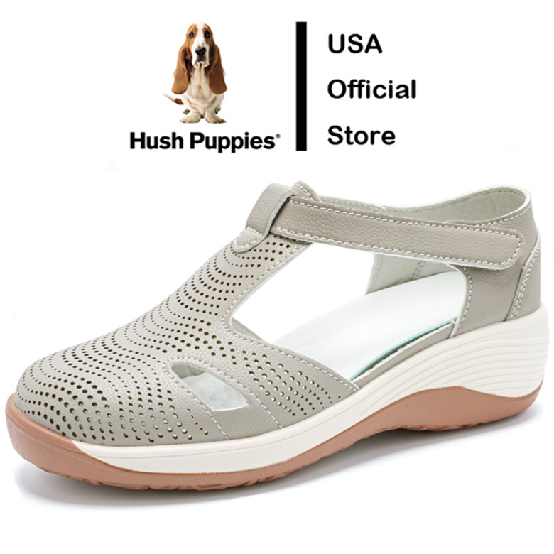 Hush Puppies รองเท้าหญิง รองเท้าผู้หญิงฤดูร้อนของผู้ เรือ รองเท้าส้นแบน ผู้หญิง