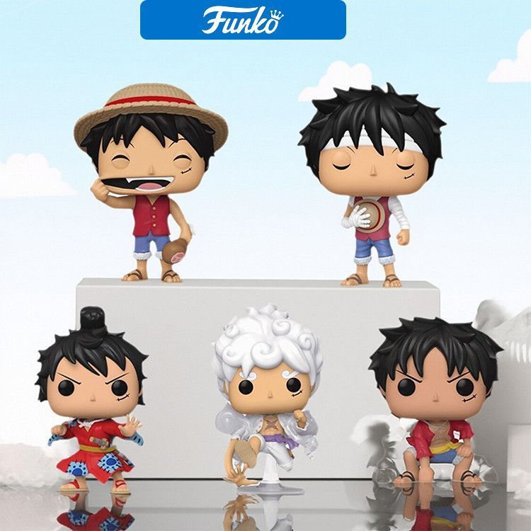 [Funko] POP One Piece 5th Gear Luffy Sauron Big Bear One Piece Hand-Made อินเทรนด์เล่นตกแต่งตุ๊กตาขอ