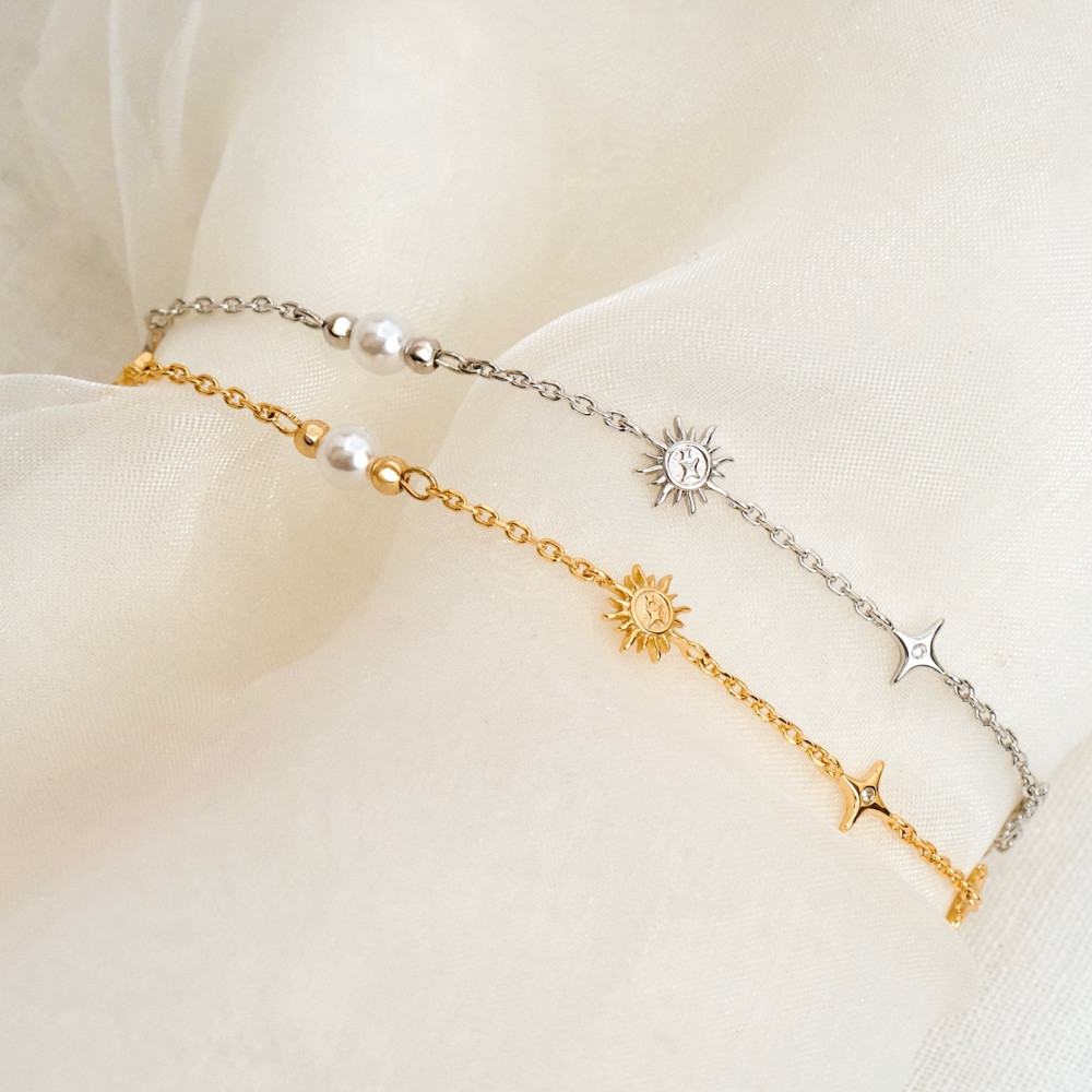 YVIS Ray Brass Bracelet - Solace Collection