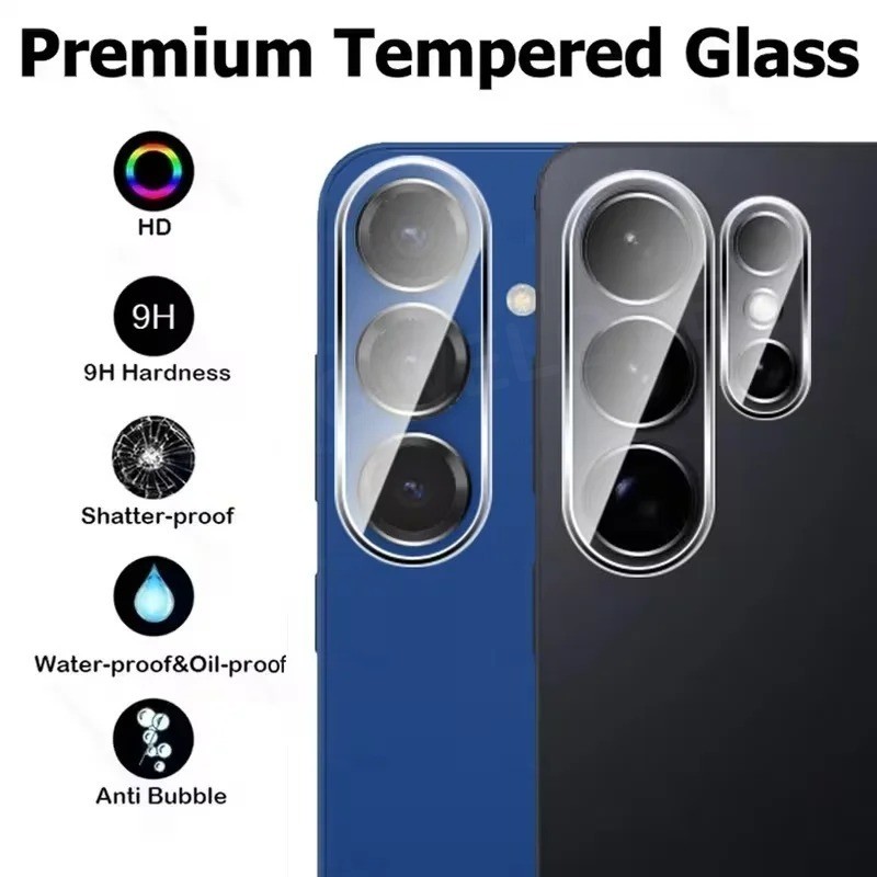 3 ชิ้น 3D กล้องเลนส์ป้องกันฟิล์มสําหรับ Samsung Galaxy S26 Ultra Plus + S25 FE 5G 4G 2026 กระจกนิรภัยโปร่งใสเต็มรูปแบบป้องกันปกหลัง ราคา ถูกที่สุด ดีลบีเคเค แกลเลอรีภาพที่ 2