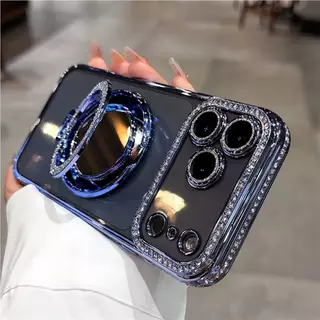 ใหม่ที่วางกระจกแต่งหน้าสร้างสรรค์เคสโทรศัพท์เหมาะสําหรับ ไอโฟน 17 16 15 14 13 12 11 มือโปร สูงสุด อากาศ เคสป้องกันการตกอุปกรณ์โต๊ะเครื่องแป้งอุปกรณ์มือถือแฟชั่นที่วางโทรศัพท์ทั เคสป้องกันคุณภาพสูงเคสโทรศัพท์มัลติฟังก์ชั่นโต๊ะเครื่องแป้ง