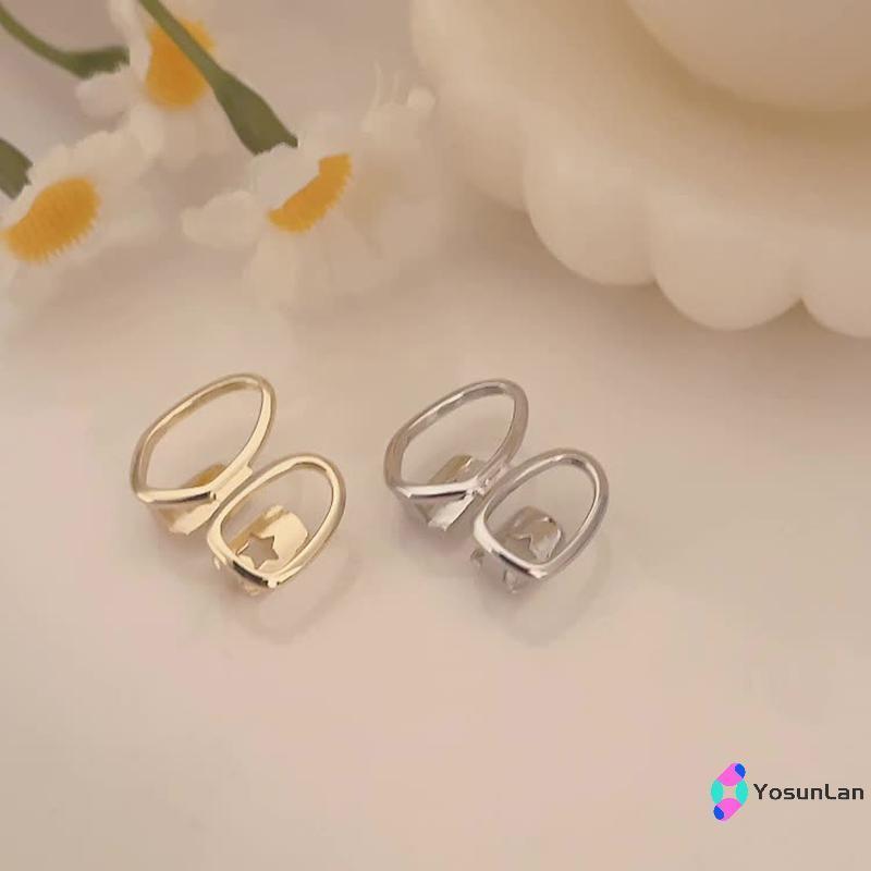 YosunLan] 1 ชิ้นสีทองทุกวันสวมใส่เครื่องประดับฟัน Grillz Hip Hop Hollow Heart Tooth Grillz สําหรับผู