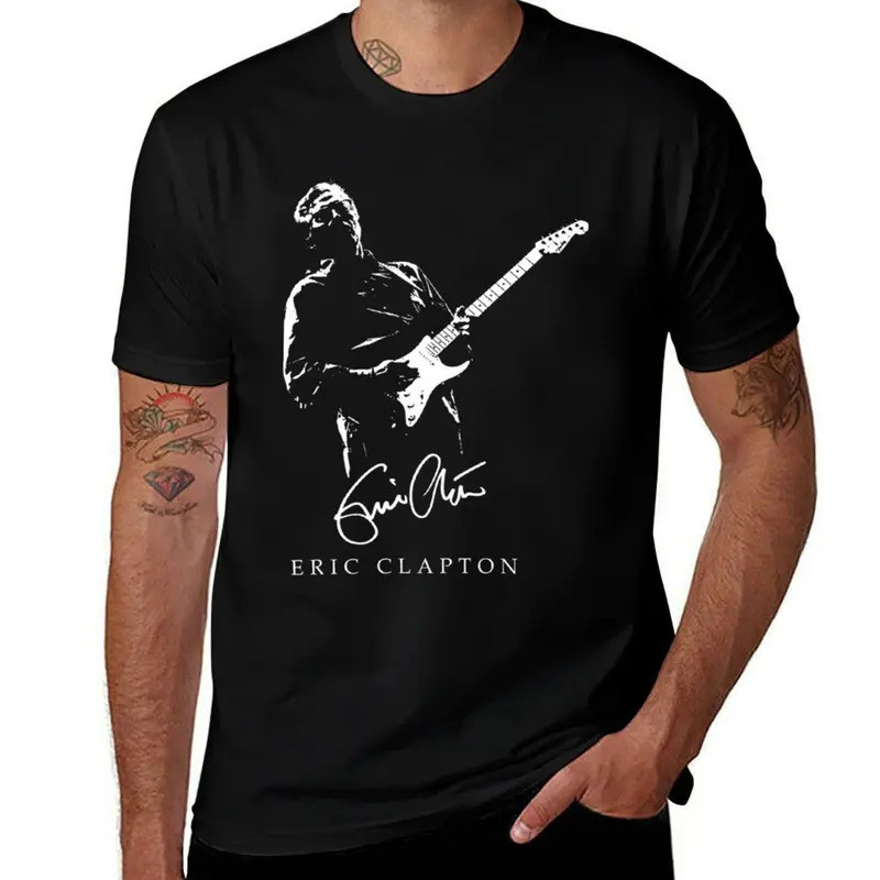 เสื้อยืด Eric Clapton เสื้อยืดผู้ชาย เสื้อยืดดีไซเนอร์สำหรับผู้ชาย