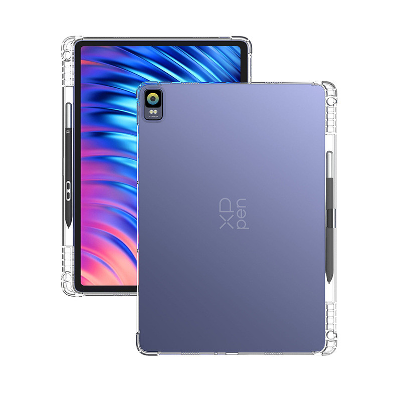 เคสใส สําหรับ XPPen Magic Drawing Pad 12.2 นิ้วหมายเหตุ Pad 10.95 "ฝาครอบ Thicken มุมและผู้ถือปากกา 